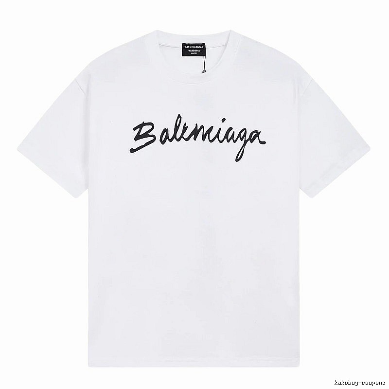 Balenciaga letter simple white T-shirt