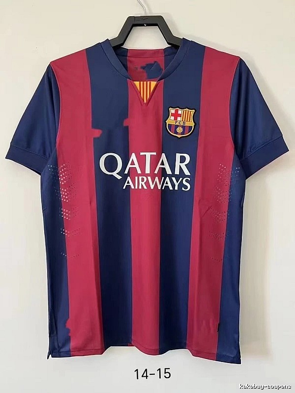 Barcelona Gift Ready Retro soccer jersey Blue Red Barcelona with Standout Detail