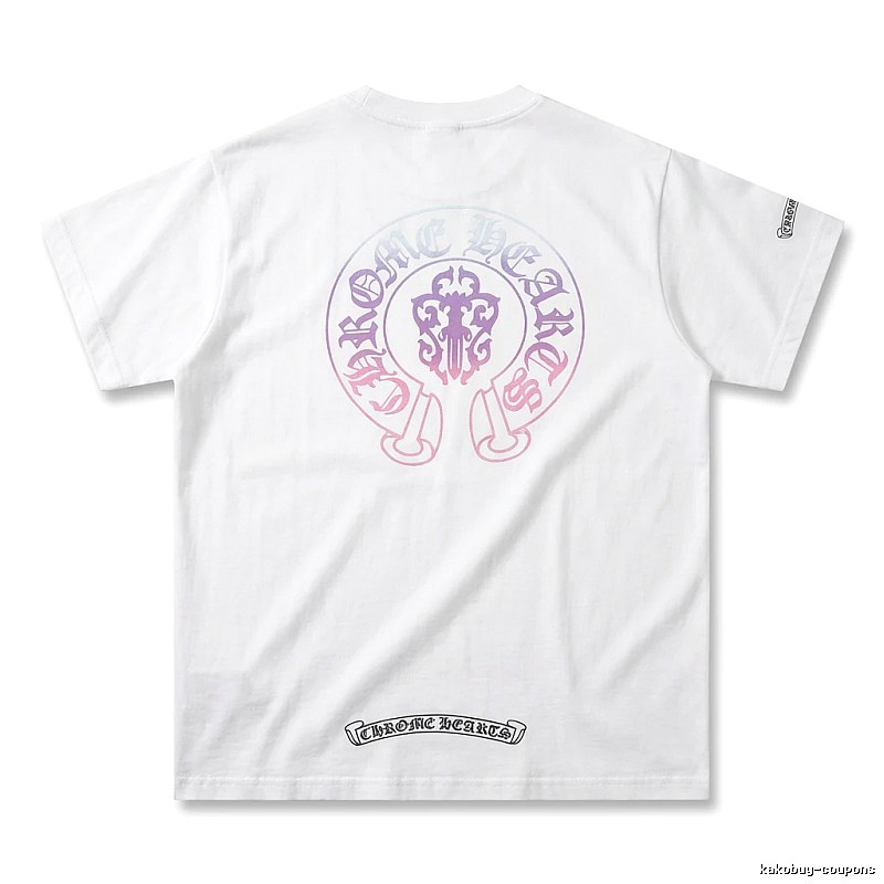 Chrome Hearts Gradient Retro White T-shirt
