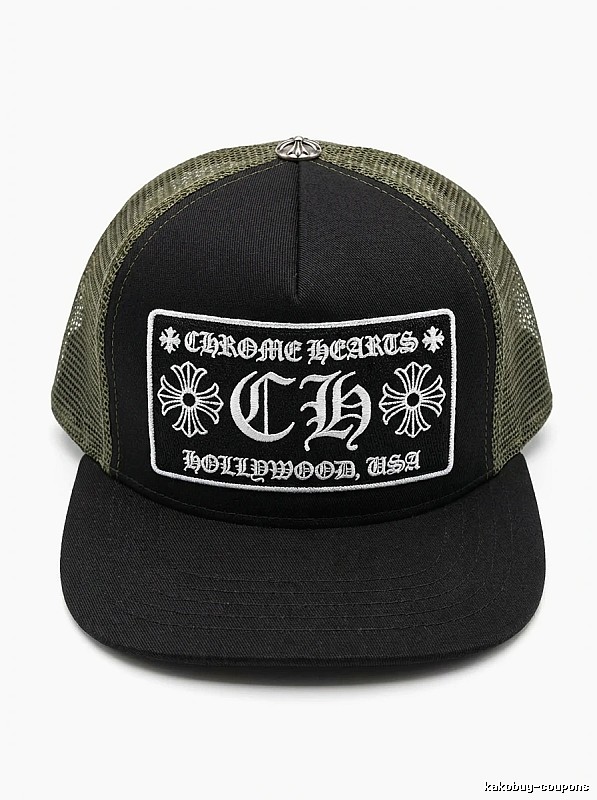 Chrome Hearts Retro Style Black Hat