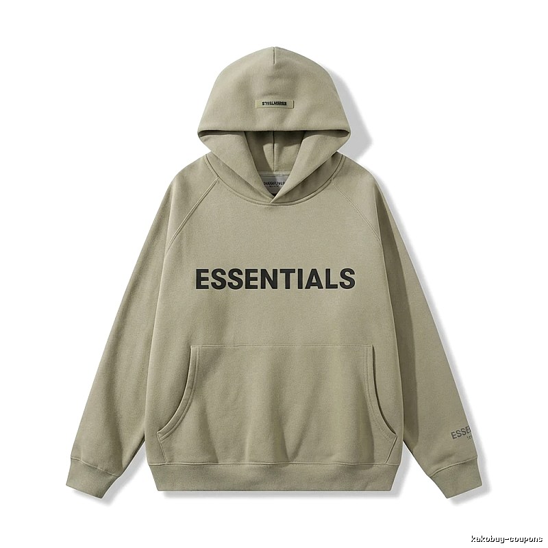 ESSENTIALS Simple Style Grey Hoodie