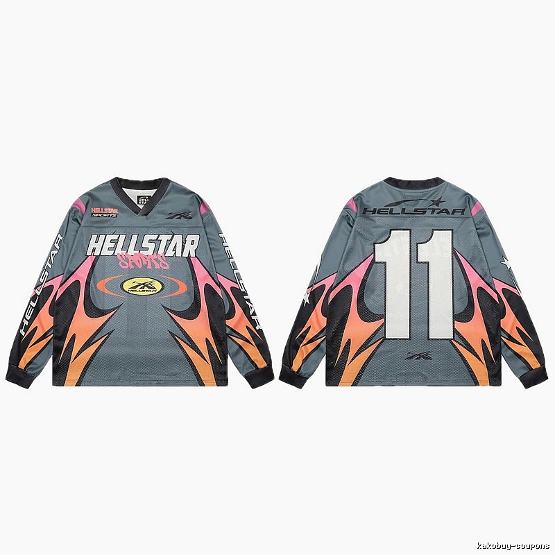 Hellstar Sports Series Vintage Color-blocked Jersey