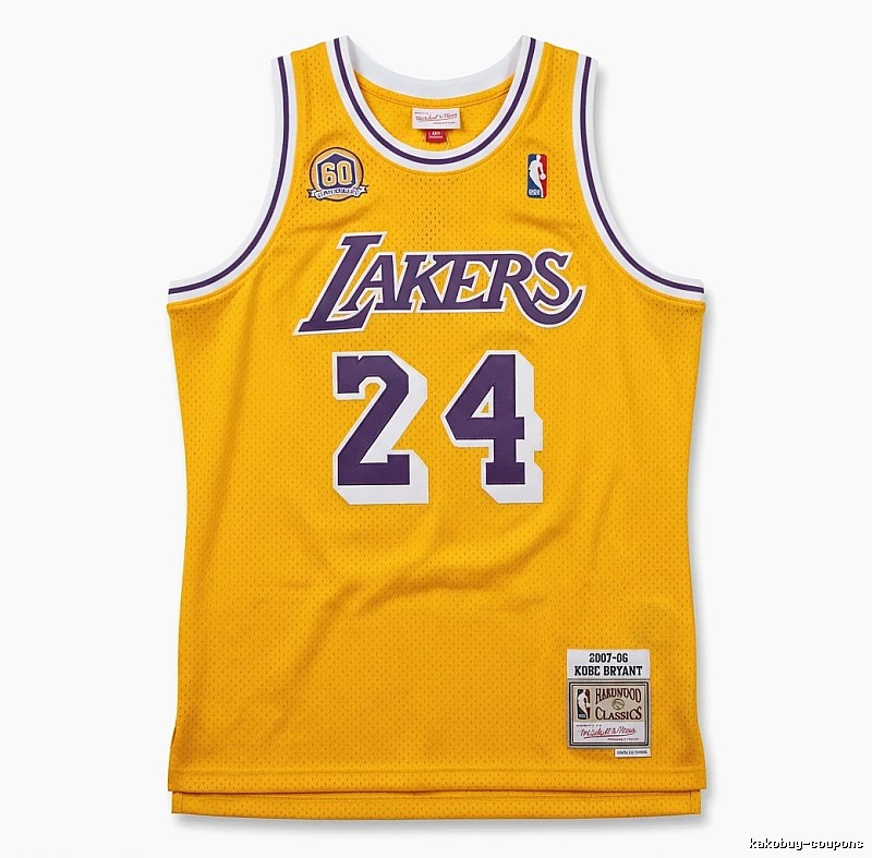 Kobe Lakers' retro-style yellow jersey