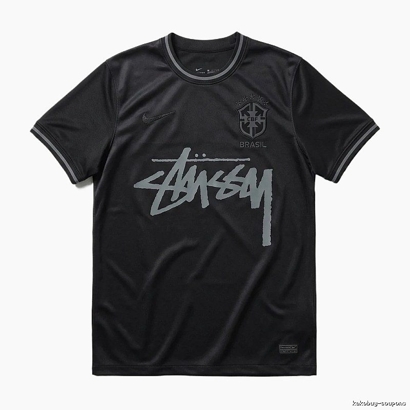 Stussy graffiti-style black T-shirt