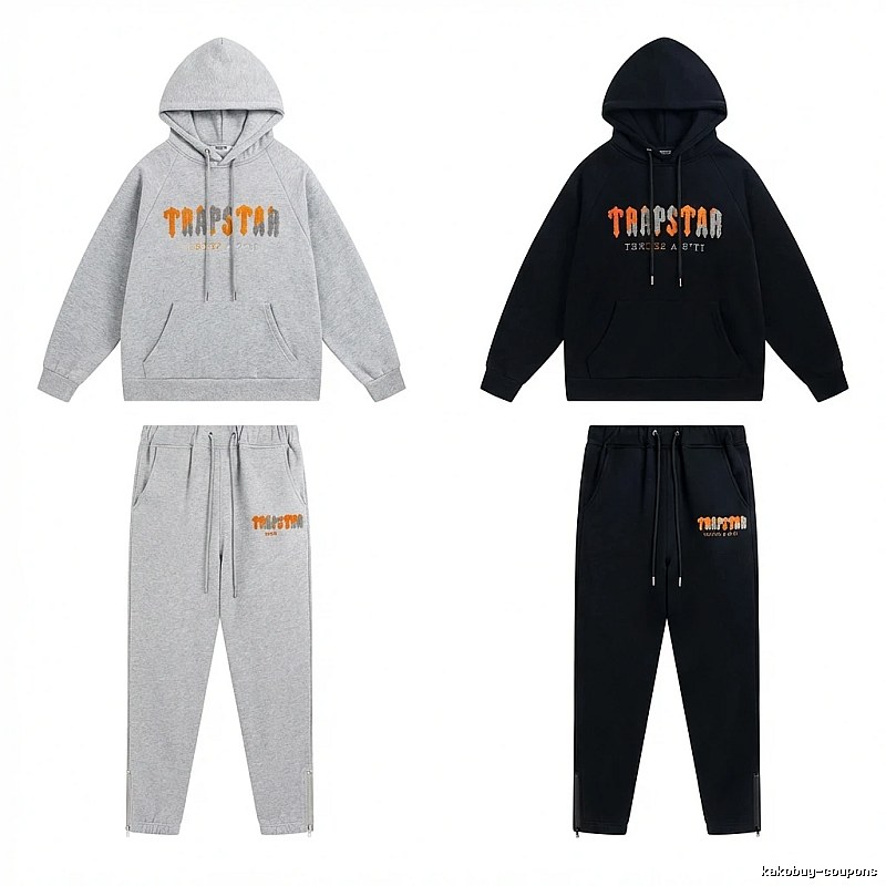 Trapstar Printed Streetwear Set (Grey/Black)