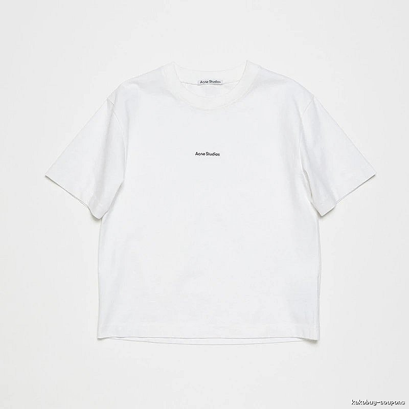 Acne Studios 2090-80 White Style Ac908042 Stockholm Logo T-Shirt Statement Graphic