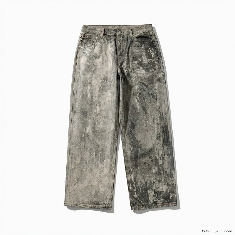 Acne Studios distressed grey jeans