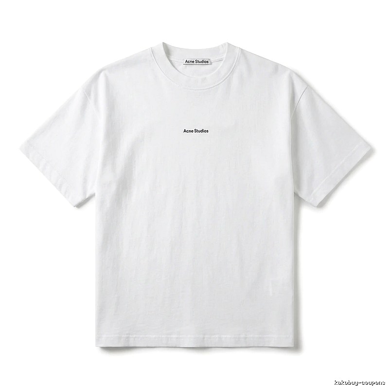 Acne Studios minimalist style white T-shirt