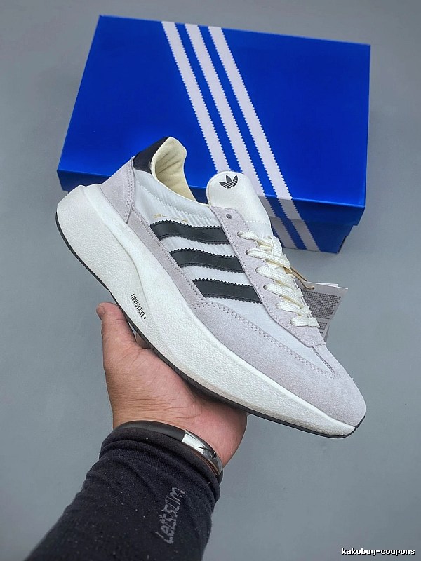 Adidas Modern Runners in White and Black with Airy Upper