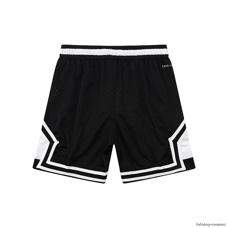 AJ Sporty Black and White Shorts
