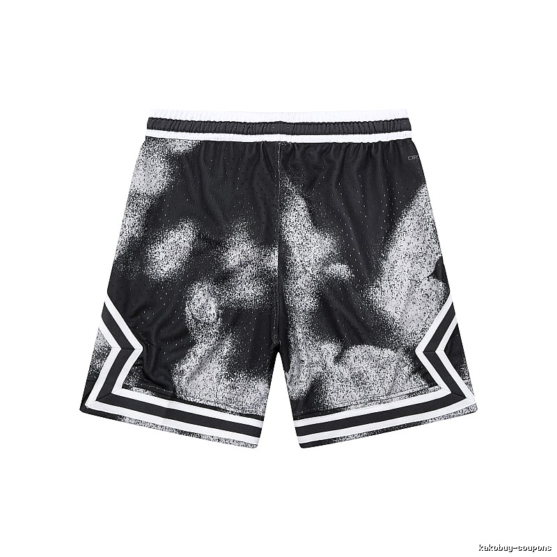AJ Spray Painting Style Black Shorts