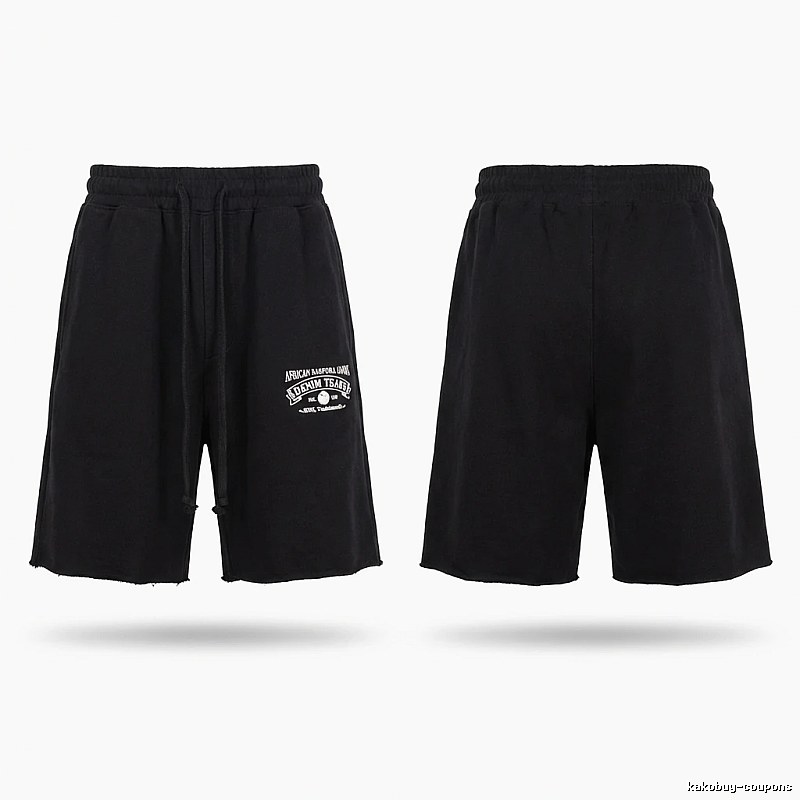 American casual black shorts of DENIM TEARS