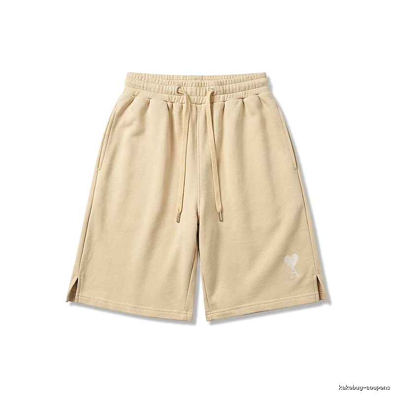 AMI casual style khaki shorts