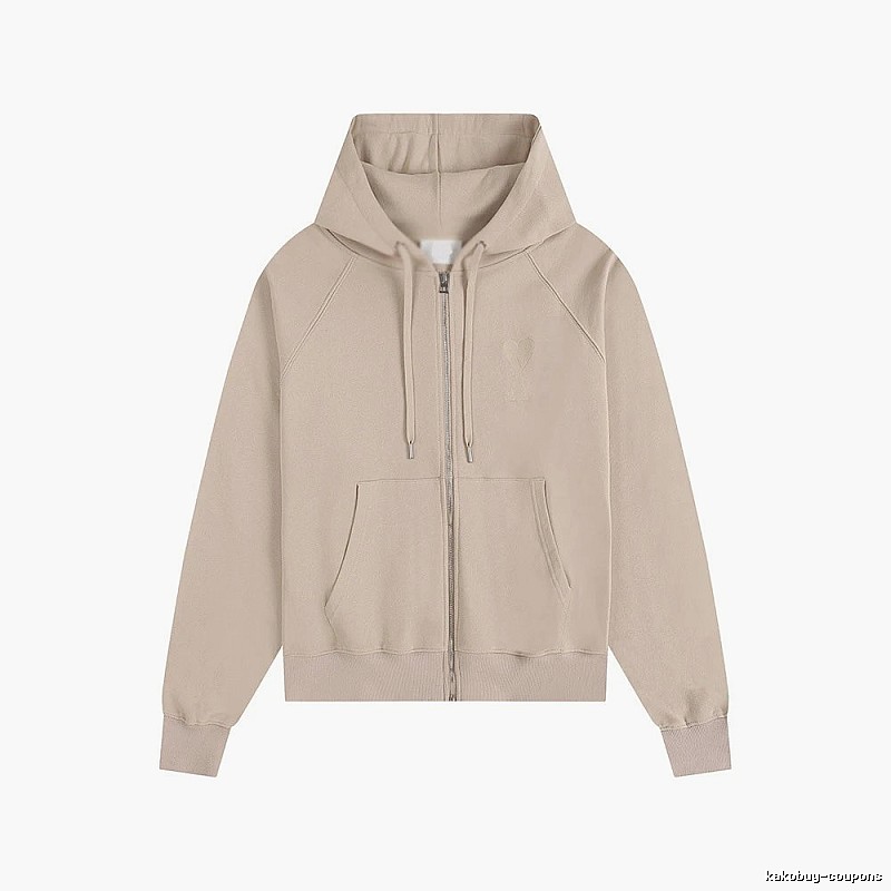 AMI Extremely Complex Style Beige Hoodie