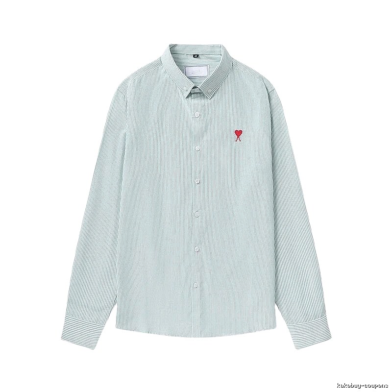 AMI Heart - Shaped Stripe Shirt