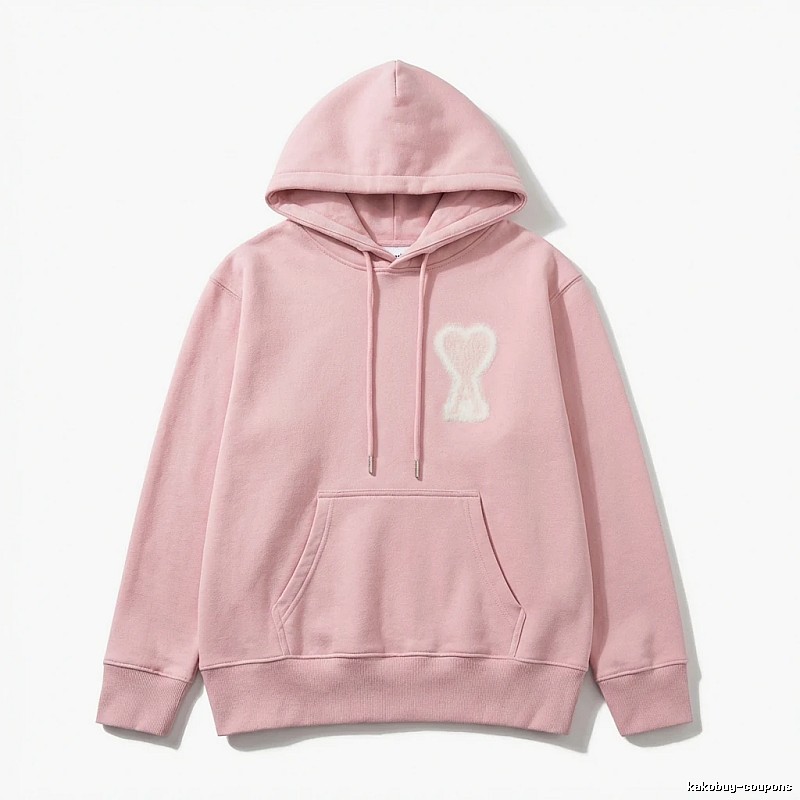 AMI Love Pink Hoodie