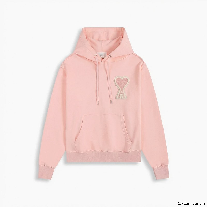 AMI Love Pink Hoodie