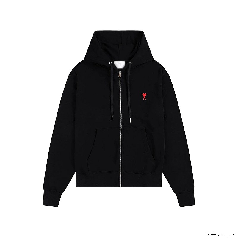 AMI Love Trend Brand Black Hoodie