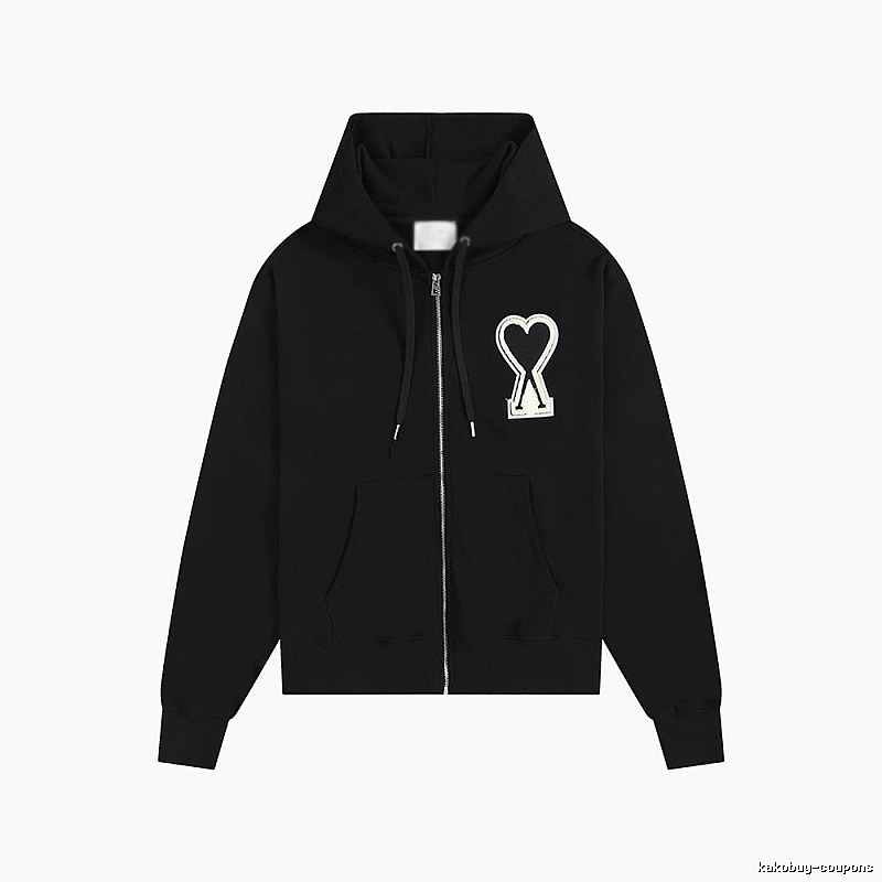 AMI Love Trendy and Cool Black Sweatshirt