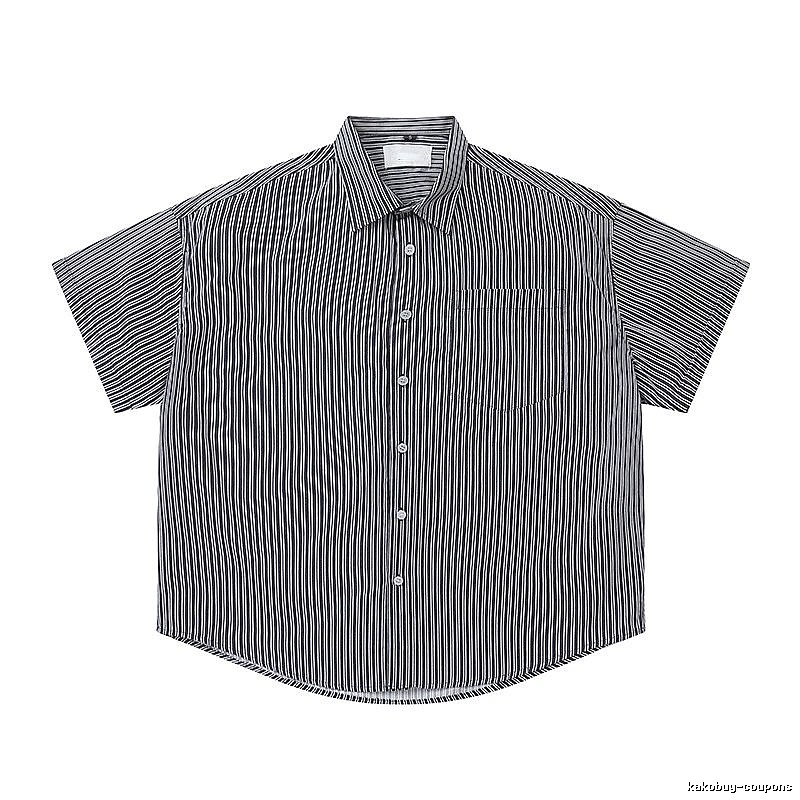 AMI striped retro-style shirt