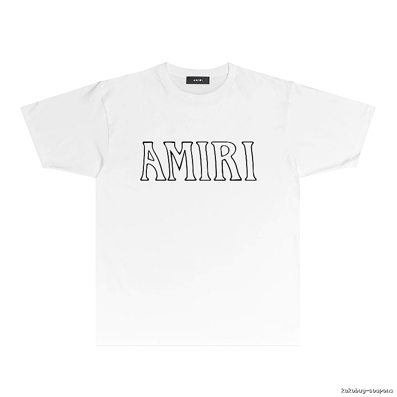 AMIRI Basic Style Simple White T-shirt