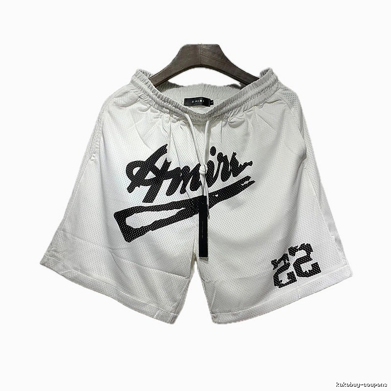 AMIRI Graffiti Street Style White Shorts