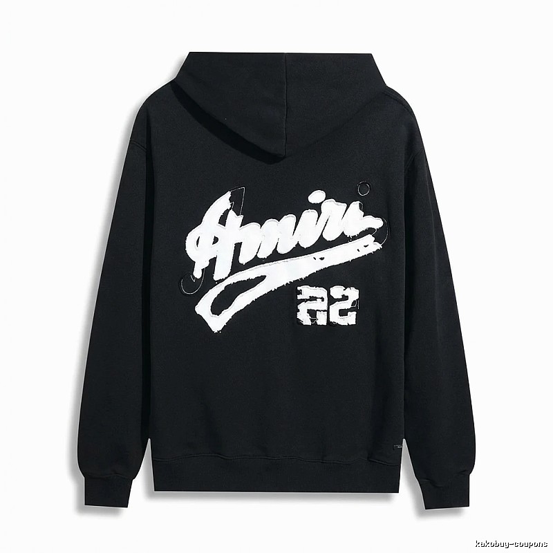 AMIRI Graffiti Style Black Hoodie