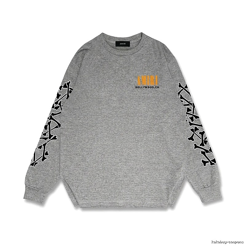 AMIRI grey sweatshirt with skull print