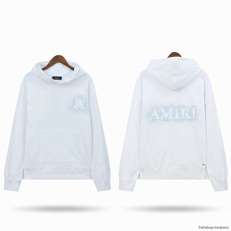 AMIRI Hot Drill Trend Brand White Sweatshirt