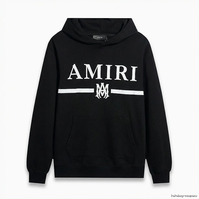 AMIRI Letter Print Black Sweatshirt