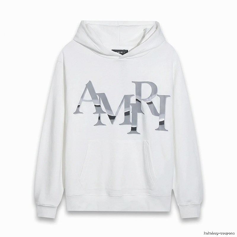 AMIRI Letter Style White Sweatshirt
