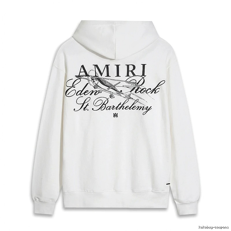 AMIRI Printed Casual White Sweatshirt