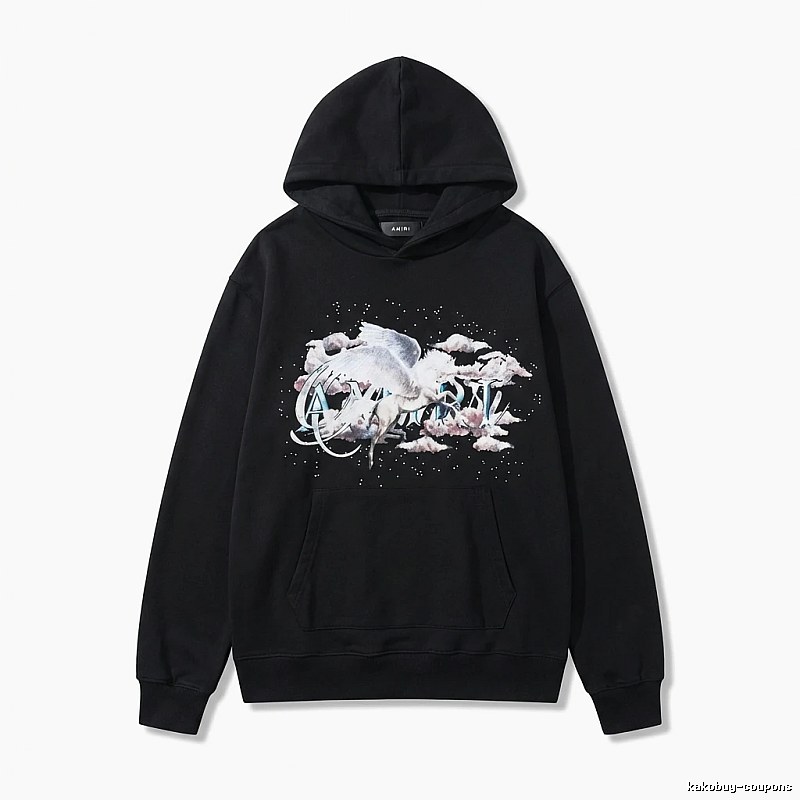 AMIRI Printed Trendy Black Sweatshirt