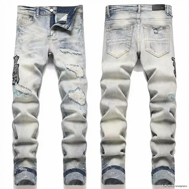 AMIRI Ripped Trendy and Cool Style Jeans
