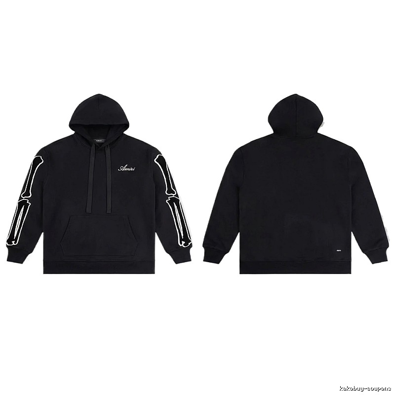 AMIRI Skull Style Black Hoodie
