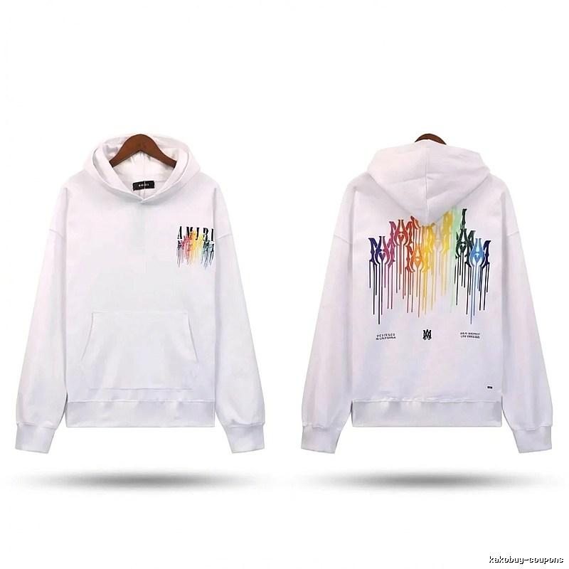 AMIRI Splatter White Hoodie