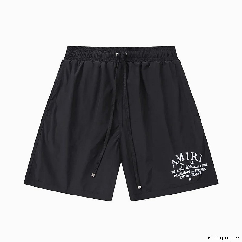 AMIRI trendy brand black shorts