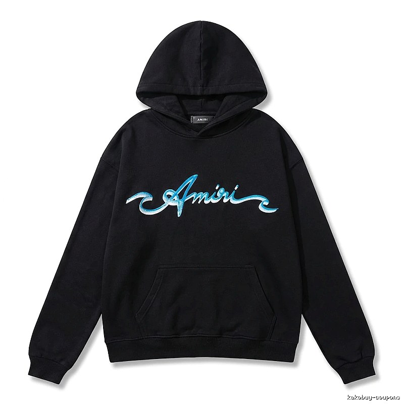 AMIRI Trendy Style Black Hoodie