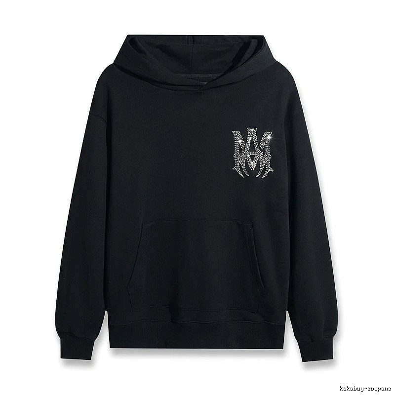 AMIRI's trendy and cool black hoodie