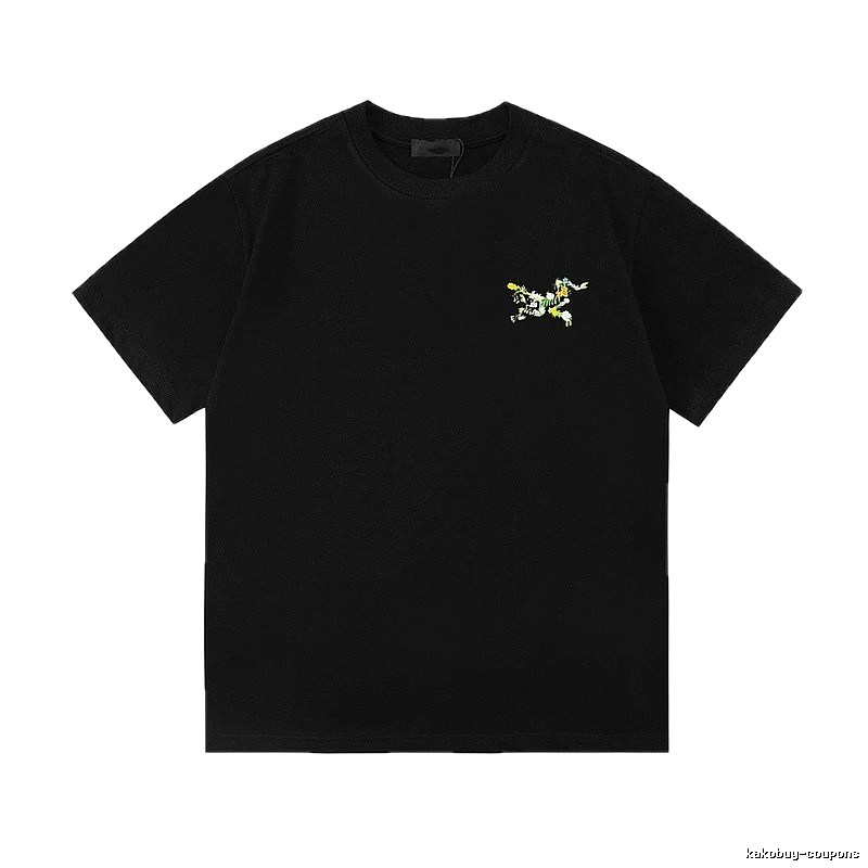 Arc'teryx Floral Print Street Style Black T-Shirt