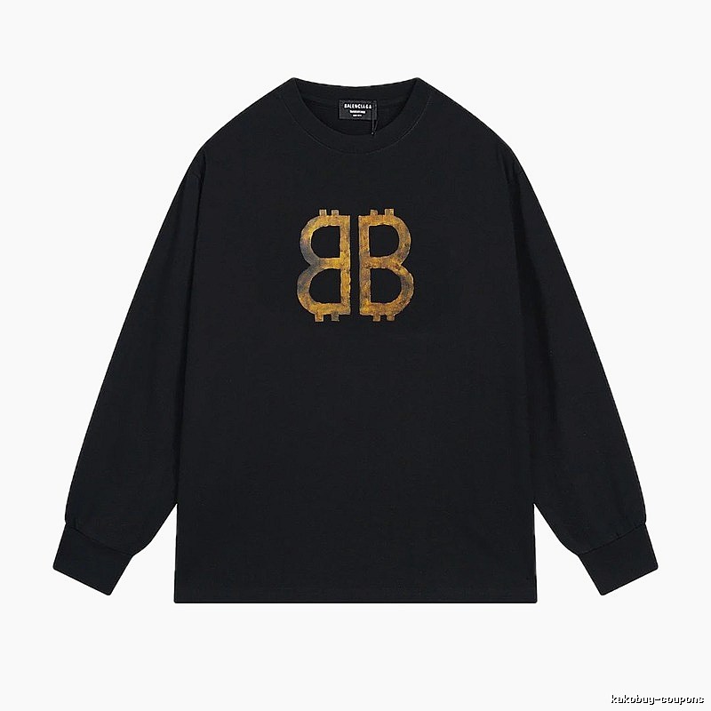 Balenciaga BB Print Black Sweatshirt