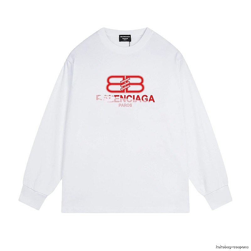 Balenciaga BB Print White T-shirt
