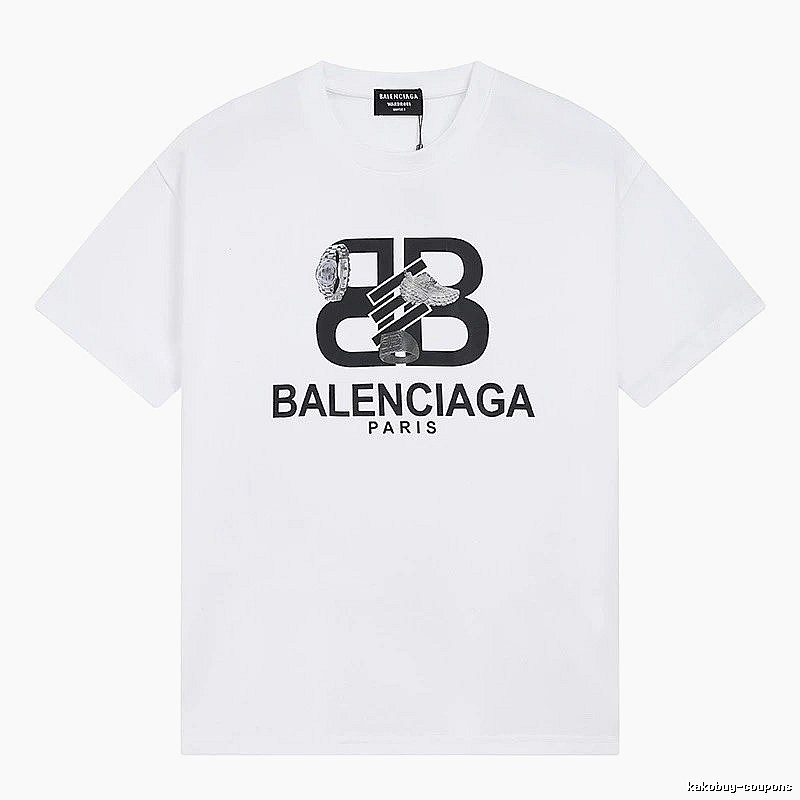 Balenciaga BB Series Simple White T-shirt