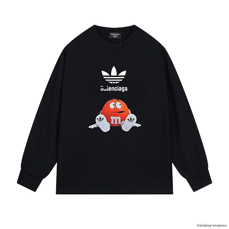 Balenciaga Co-branded Trendy T-shirt
