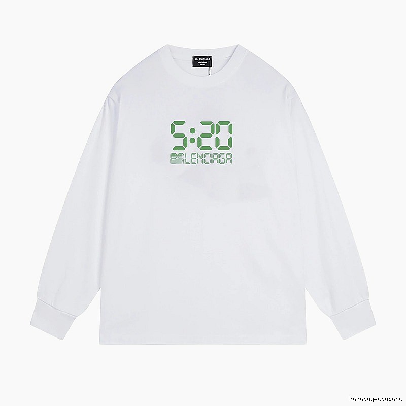 Balenciaga digital-style white T-shirt
