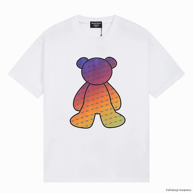 Balenciaga Gradient Bear White T-shirt