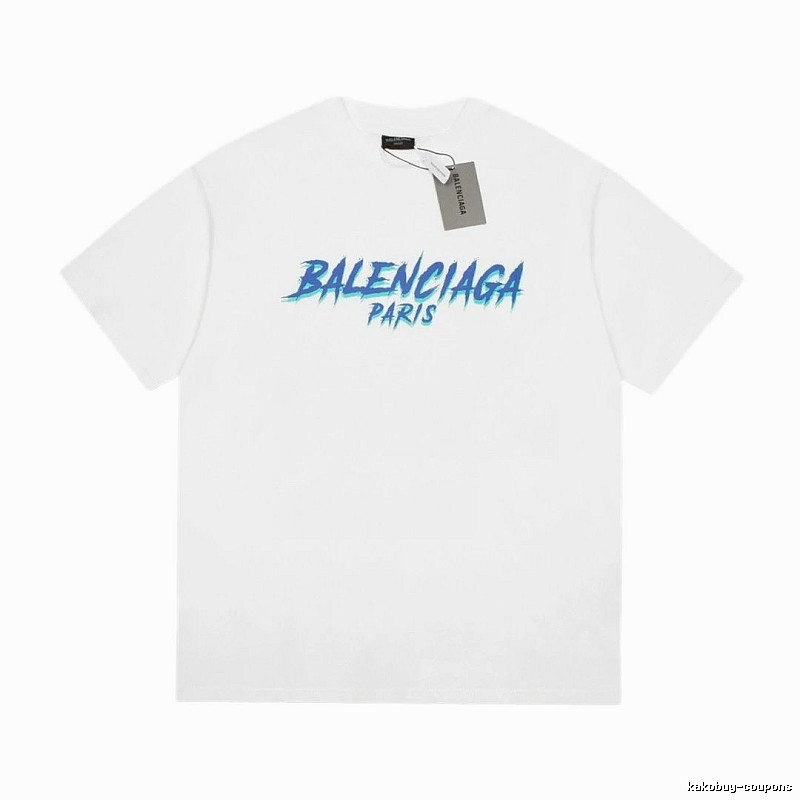 Balenciaga Graffiti Street Style White T-Shirt