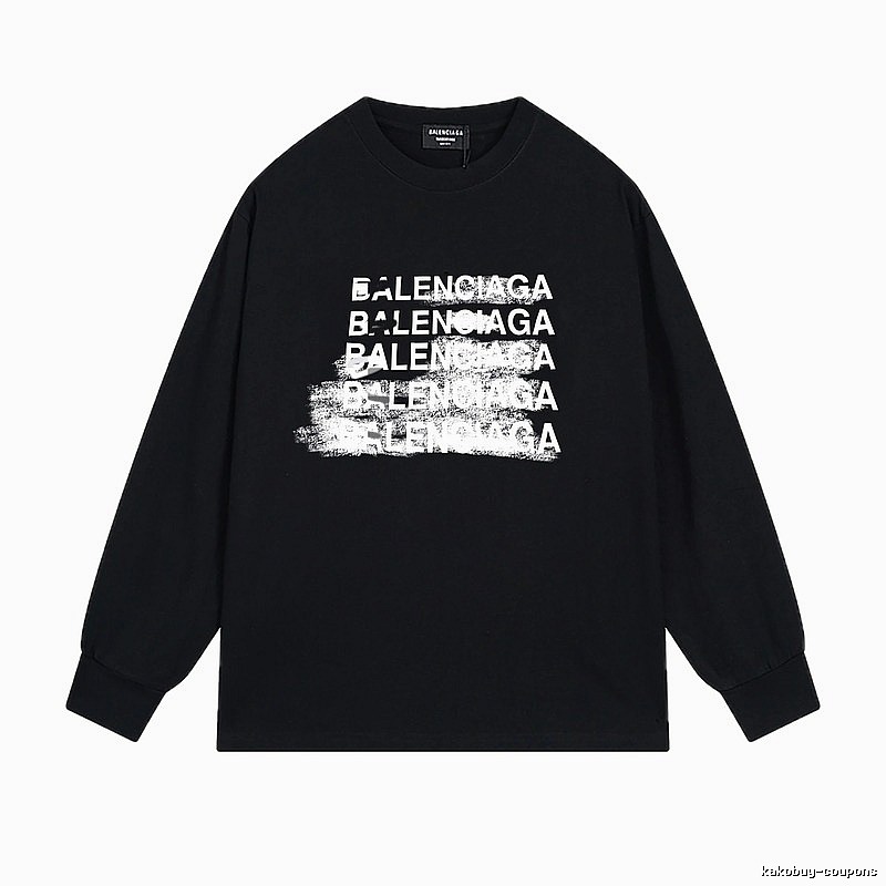 Balenciaga graffiti-style black T-shirt