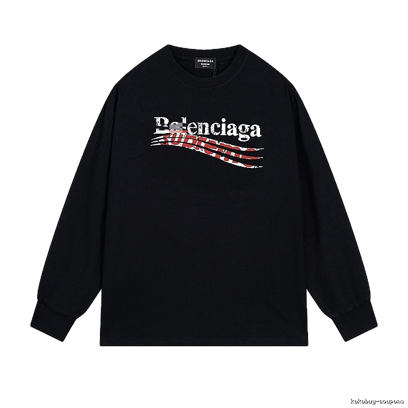 Balenciaga graffiti-style black T-shirt