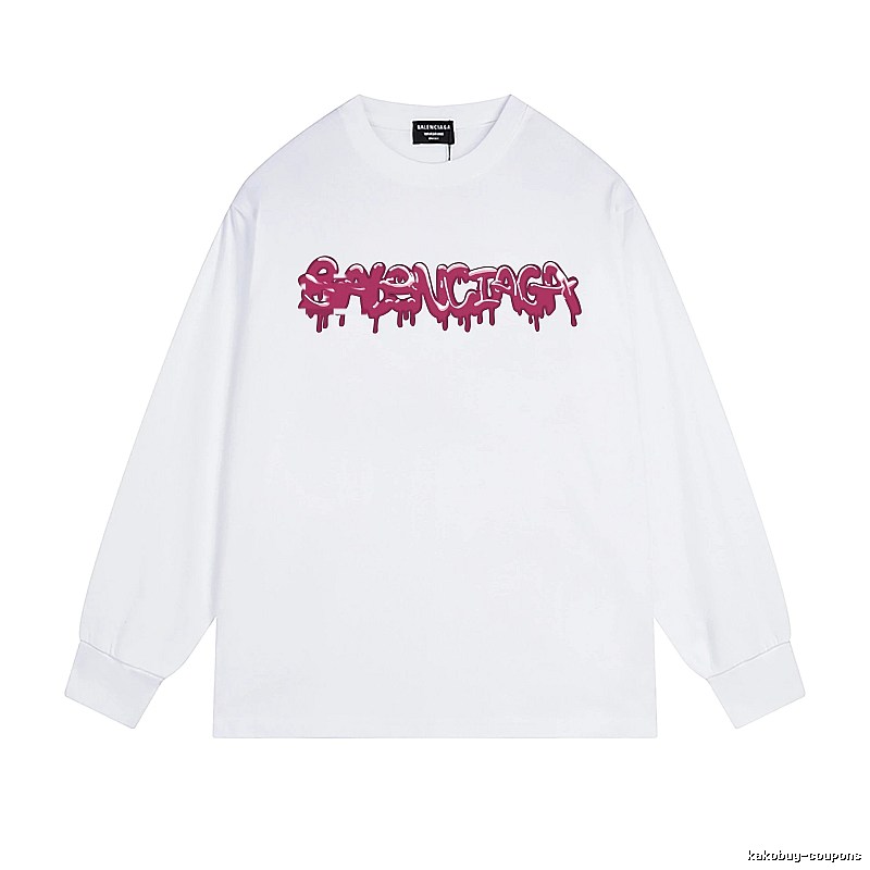 Balenciaga graffiti-style white T-shirt